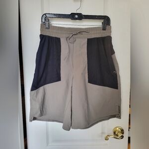 Lululemon Men's In The Key Shorts Two-Tone Beige and Black Size Medium